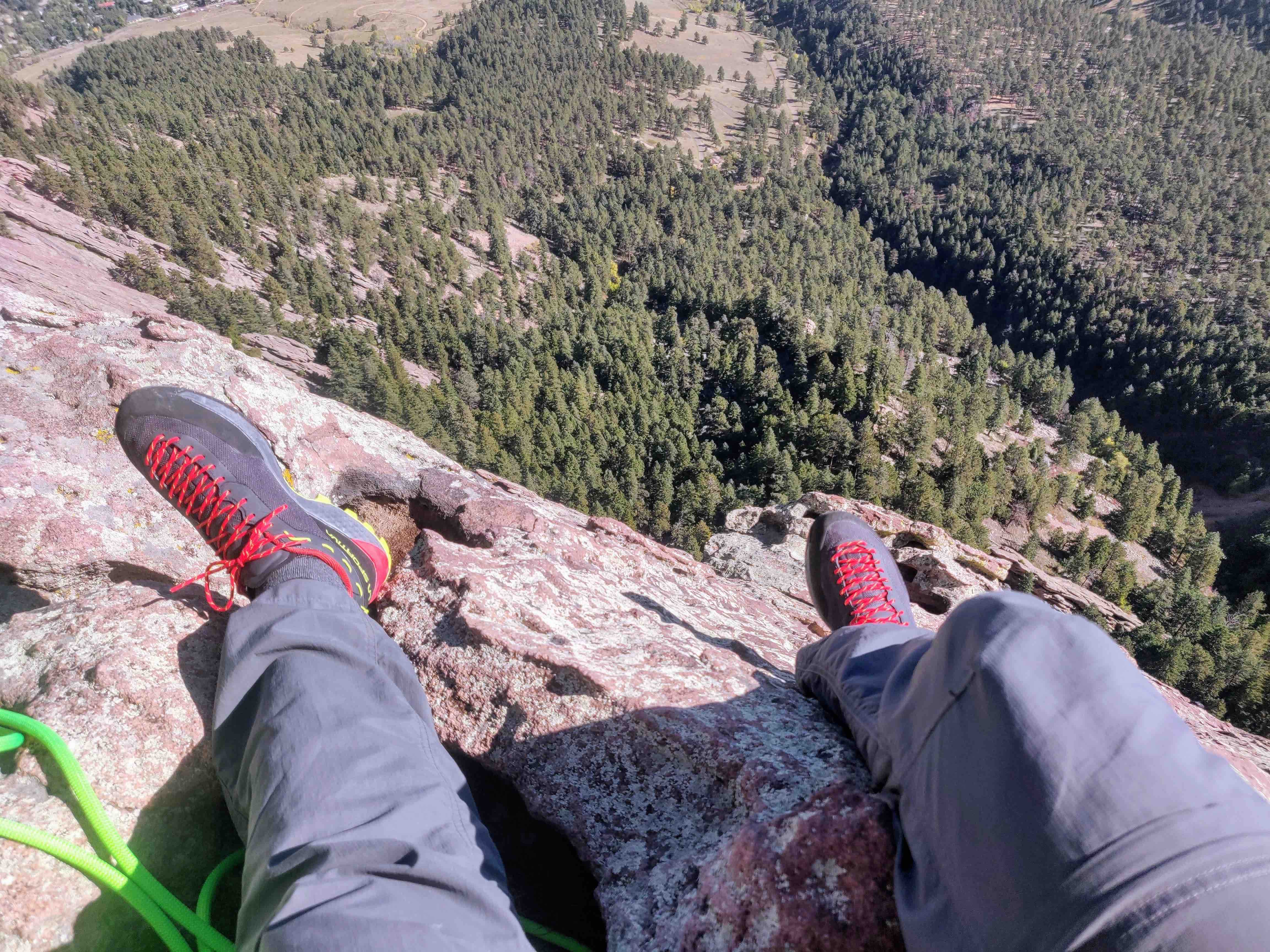 Climbing Flatiron in Boulder, CO