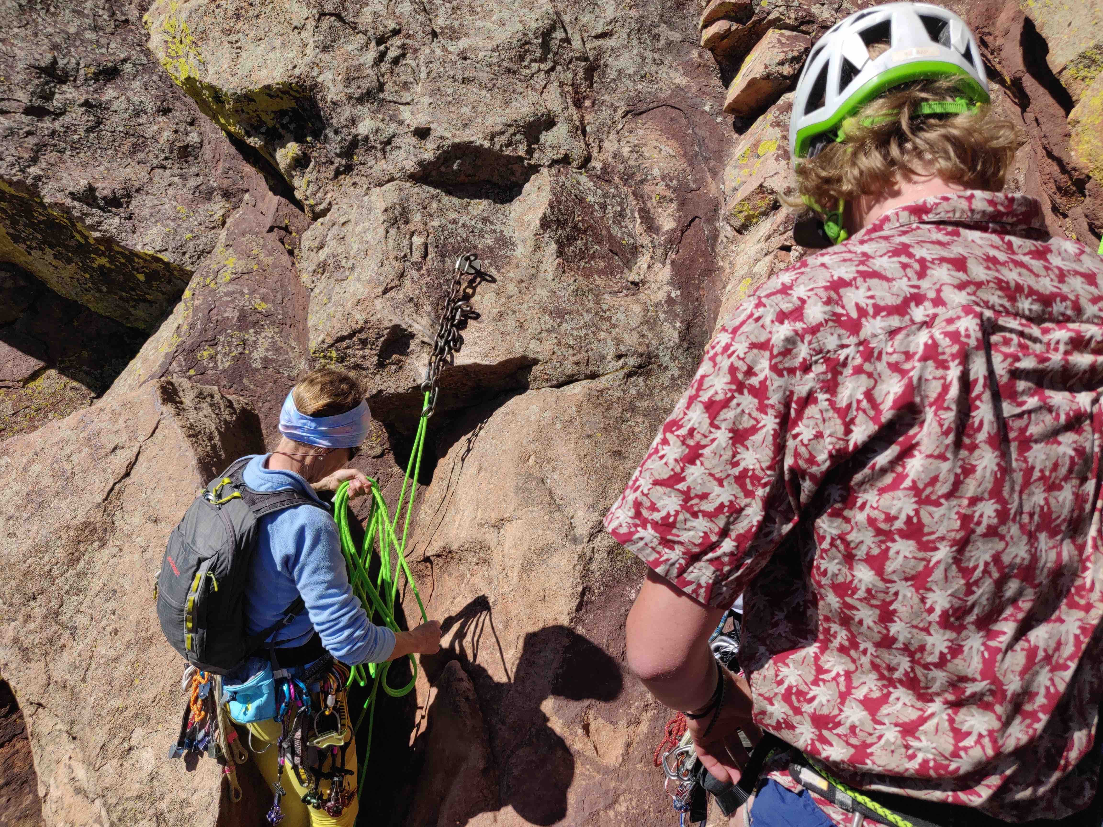 Climbing Flatiron in Boulder, CO